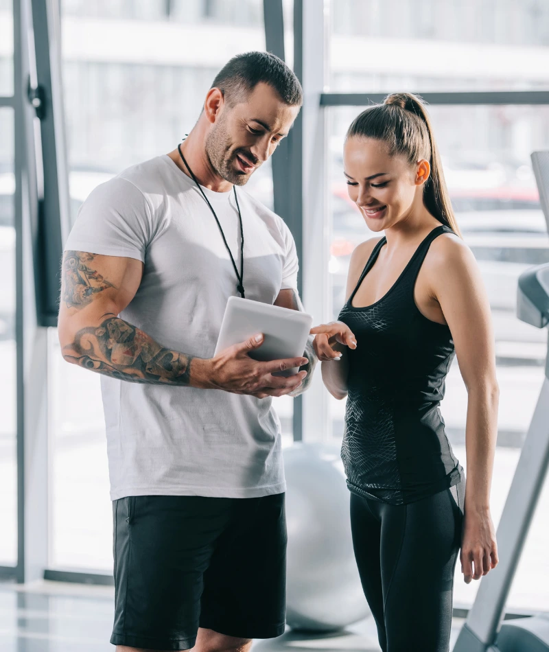 Professional using fibodo for coaching